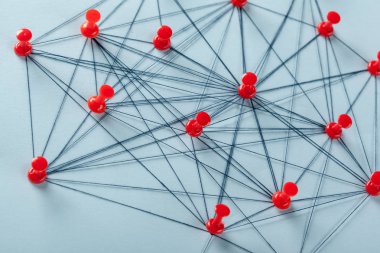 Pin kavramı ile ağ, yakın çekim