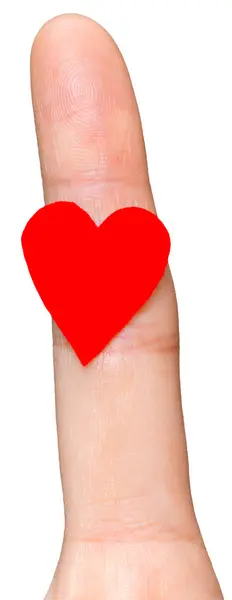 Finger Love Zeichen Konzept — Stockfoto