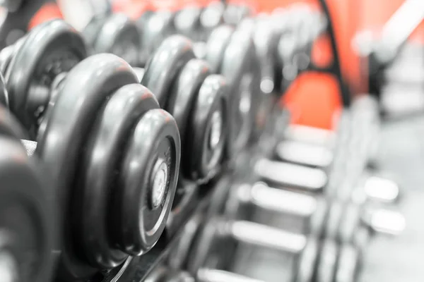 Dumbbells Gym Closeup Sport Equipment — Stock Photo, Image