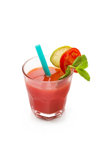 Färsk Grönsak Smoothie Tomatjuice — Stockfoto