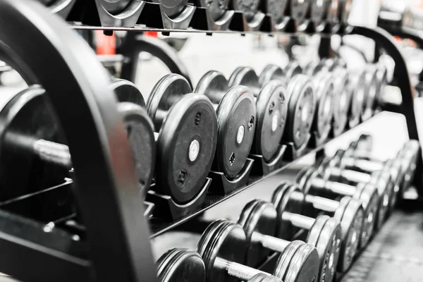 Iron Dumbbells Sport Gym — Stock Photo, Image