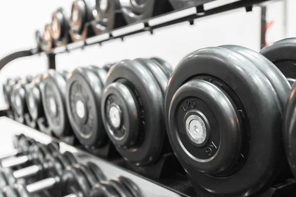 Iron Dumbbells Sport Gym — Stock Photo, Image