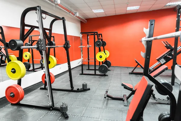 Gym Interior Sport Equipment — Stock Photo, Image