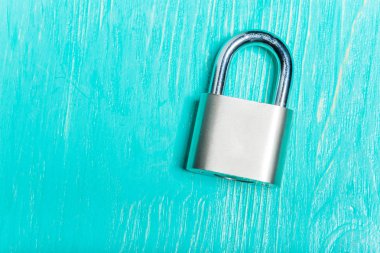 ahşap masa arka plan onay-kilit