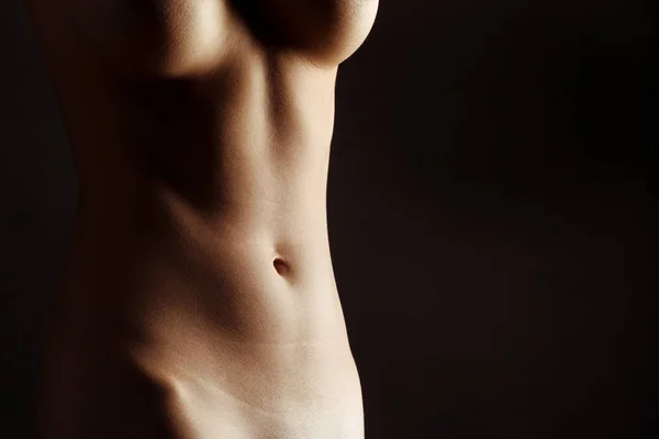 セクシーなボディヌード女性 裸官能的な美しい女の子 — ストック写真