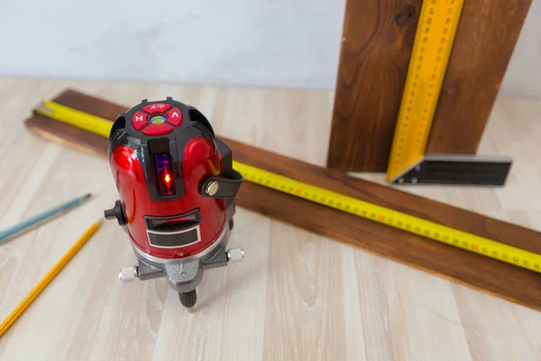 Laser Level Measuring Tool — Stock Photo, Image