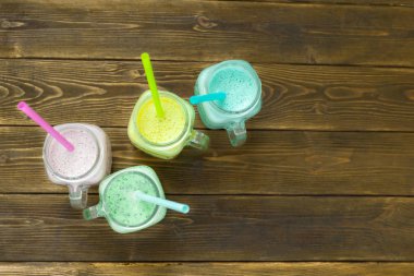 sebze smoothies yakın çekim 