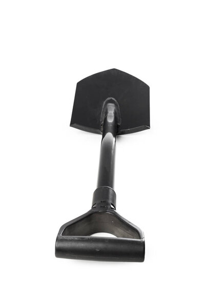 Shovel with a handle. Isolated on white background.