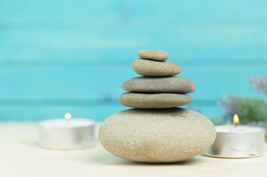 Zen için Spa taş yakın çekim