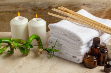 Spa konsept farklı nesnelerle