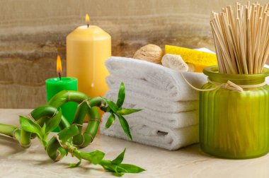 Spa konsept farklı nesnelerle