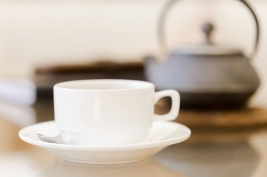 Çay bir kafede Kahvaltı, yakın çekim