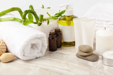 Spa konsept farklı nesnelerle