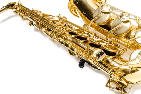 Saxophone Jazz Strumento Isolato — Foto Stock