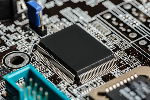 Computerchip Technologie Elektronica Industrie — Stockfoto