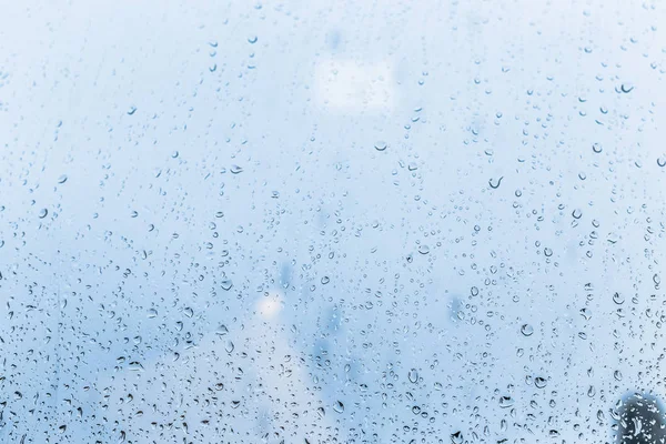 Wassertropfen Auf Glas Abstrakter Hintergrund — Stockfoto