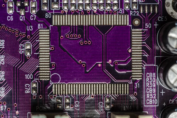 Computerchip Technologie Elektronica Industrie — Stockfoto