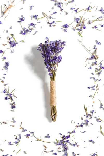 Flores Lavanda Cacho Perto — Fotografia de Stock