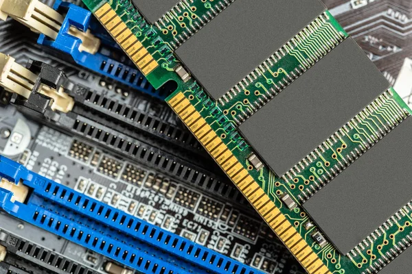 Computerchip Технології Електронної Промисловості — стокове фото