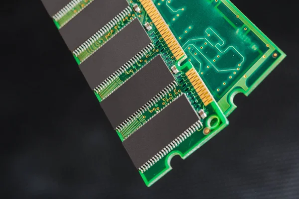 Computerchip Teknik Och Elektronikindustrin — Stockfoto