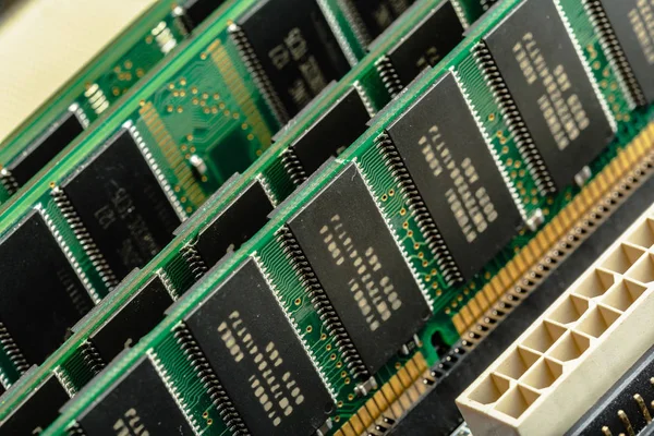 Computerchip Technologie Elektronica Industrie — Stockfoto