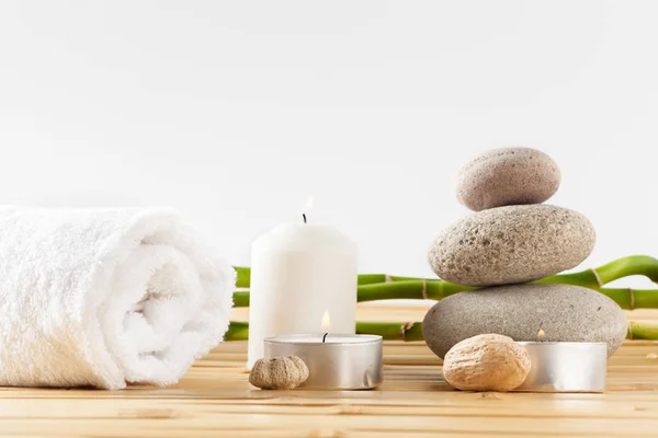 Concepto Spa Con Diferentes Objetos — Foto de Stock