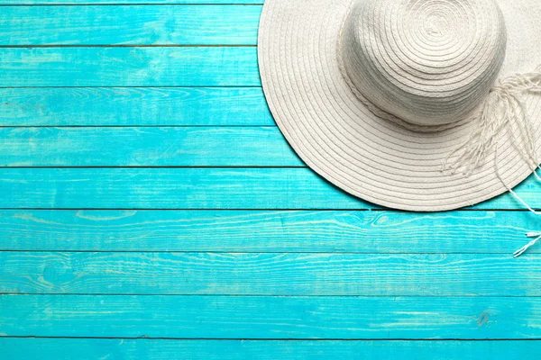 Top View Beach Hat — Stock Photo, Image