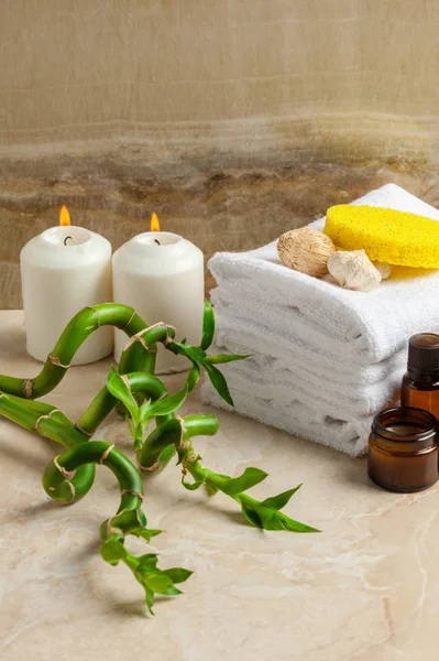 Spa Concept Met Verschillende Objecten — Stockfoto