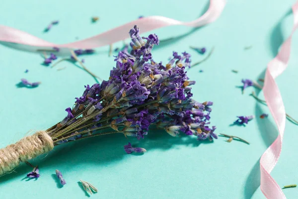 Flores Lavanda Cacho Perto — Fotografia de Stock