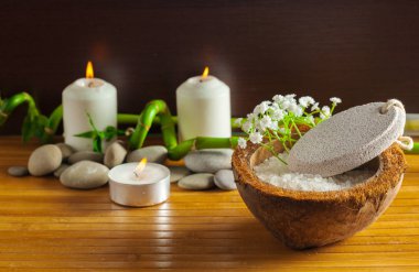 Spa konsept farklı nesnelerle