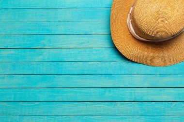 plaj şapka Üstten Görünüm