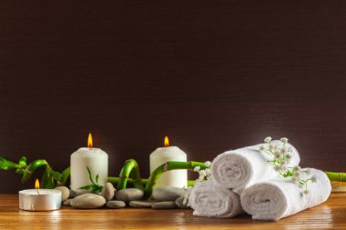 Spa konsept farklı nesnelerle