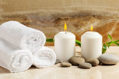Spa konsept farklı nesnelerle
