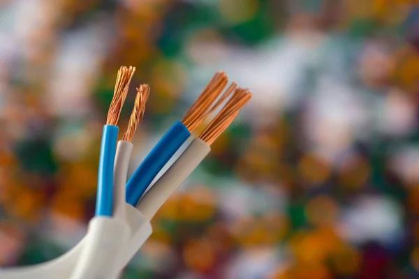 Granulado Plástico Colorido Del Polímero Para Cable —  Fotos de Stock