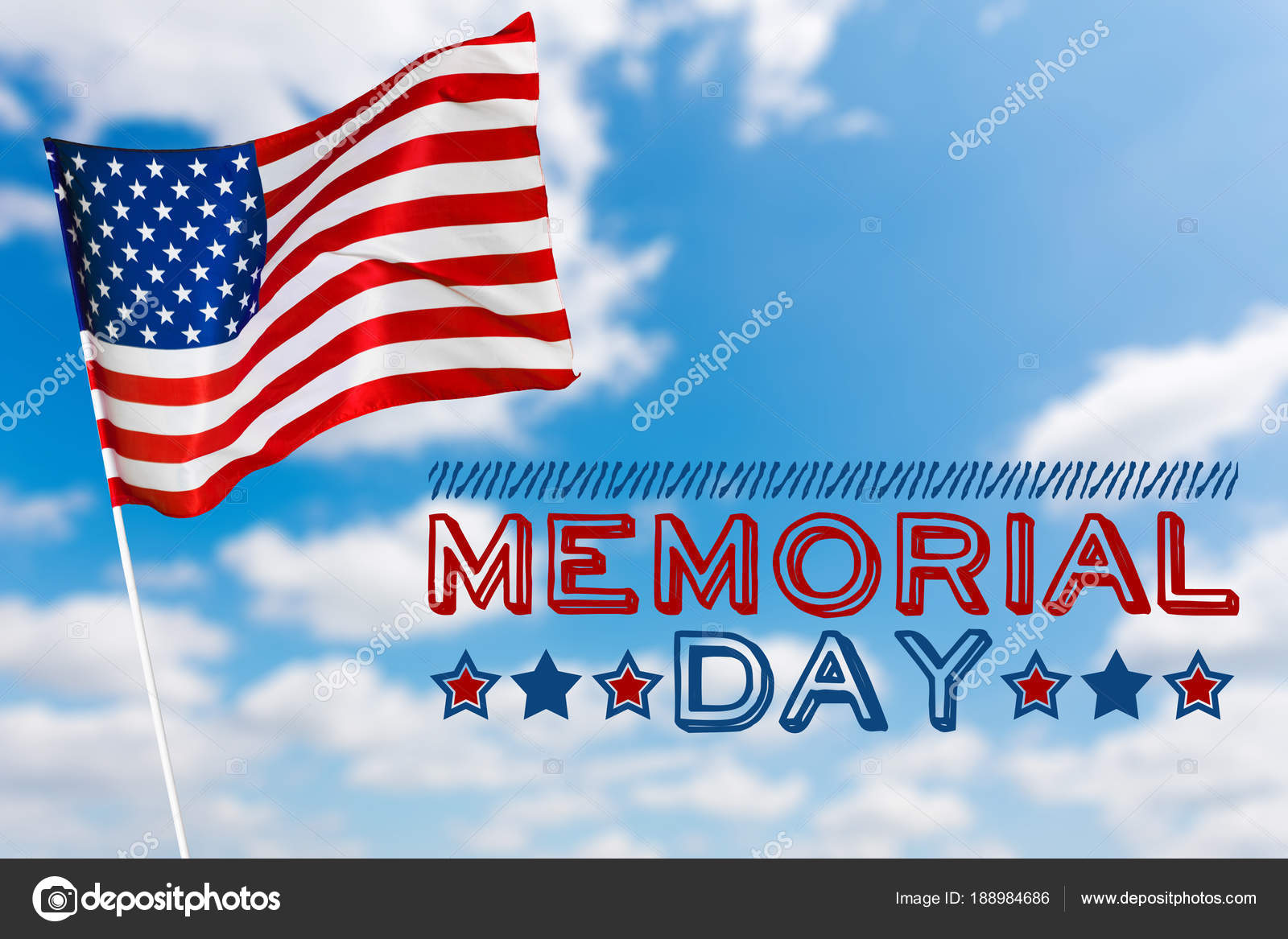 Laeacco Memorial Day Backdrop 7x5ft The Stars and Stripes Vinyl Photography Background USA Flag Patriotic Honor American Dream Celebrate Event Studio Photo Prop Decor Banner Portrait Shoot