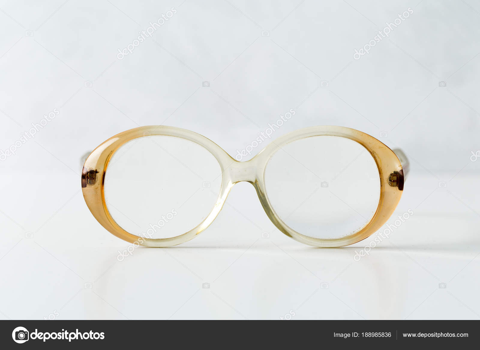Old Fashioned Eyeglasses Isolated White Stock Photo by ©Fotofabrika