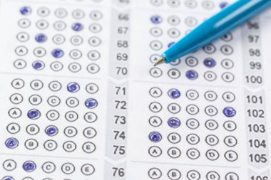 cevapları ile test puanı levha