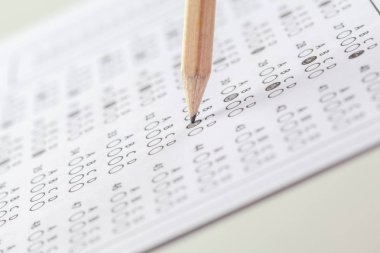 cevapları ile test puanı levha