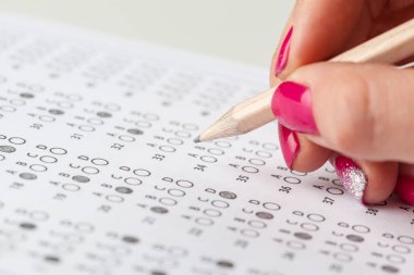 cevapları ile test puanı levha