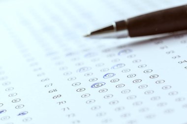 cevapları ile test puanı levha