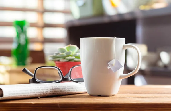 Cup Morning Tea — Stock Photo, Image