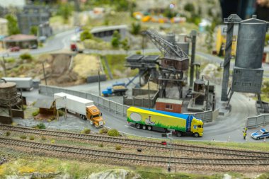 Minyatür dünyada yakın görünümünü detales