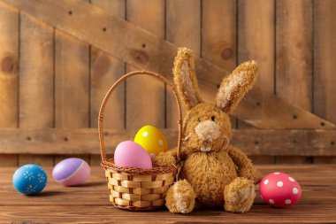tatil, yumurtalı Paskalya arka plan.