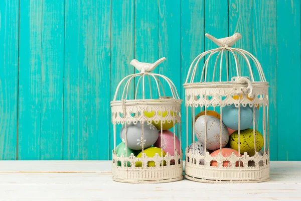 Beautiful Easter Eggs Close — Stock Photo, Image