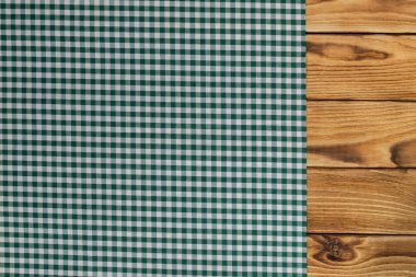 Arka plan boş ahşap masa masa örtüsü ile ile