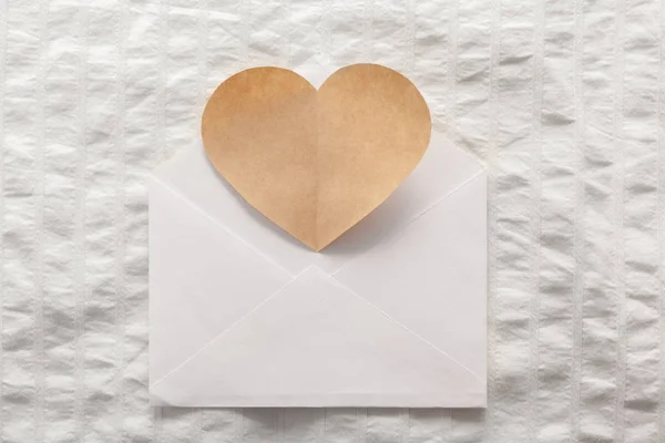 ロマンチックなラブレターをクローズ アップ — ストック写真