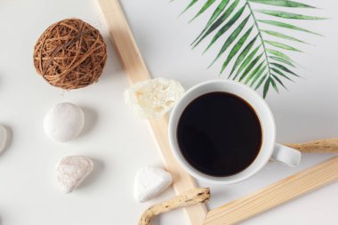 tarafsız desenli kahve fincanı