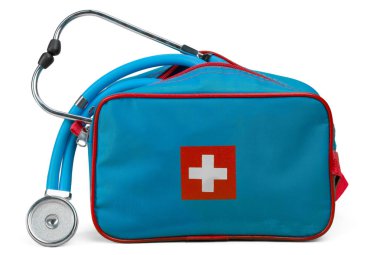 farklı nesnelerle sağlık kavramı