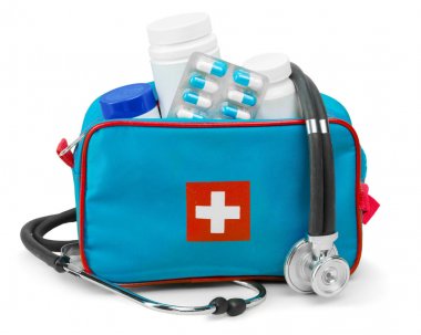health care concept with different objects clipart