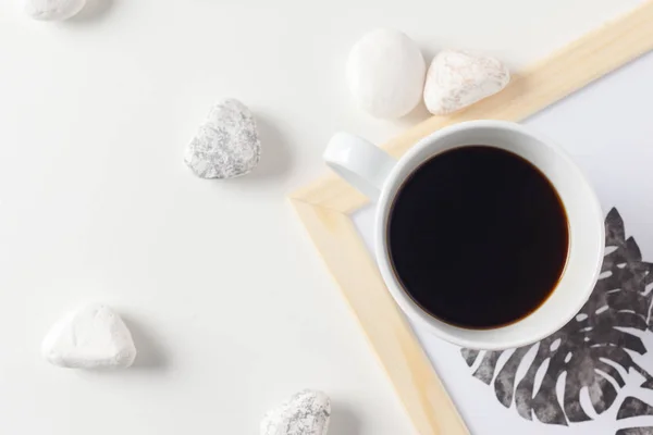 Koffiekopje Met Neutrale Patroon — Stockfoto